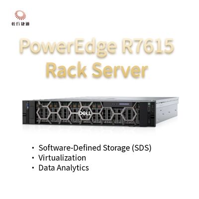 Dell PowerEdge R7615 2U 서버 (128코어 랙 서버), 맞춤형 스토리지 서버, 2웨이 서버