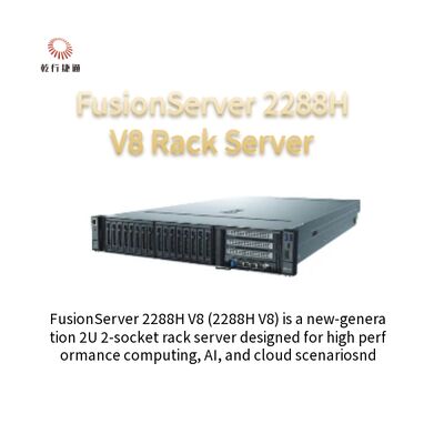 데이터센터 퓨전 서버를 위한 랙마운트 서버 2288H V8 2U 2 소켓 서버