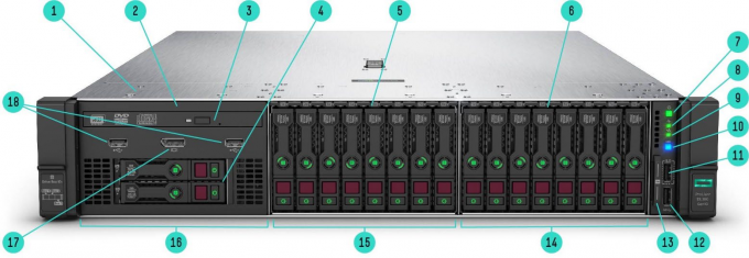 DDR4 32GB HPE 프로라이언트 DL380 Gen10 2U 랙 서버 P19718-B21 P19719-B21 0